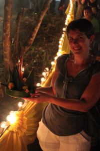 Loi Krathong festival, Khao Lak, Thailand.